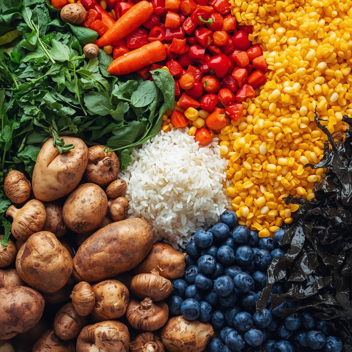 الوان طعامك من عناصر جسمك