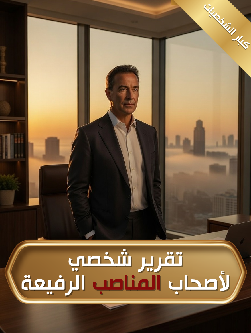 تقرير شخصي لأصحاب المناصب الرفيعة تقرير شخصي لأصحاب المناصب الرفيعة